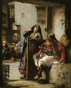 unknow artist, Arab or Arabic people and life. Orientalism oil paintings  343